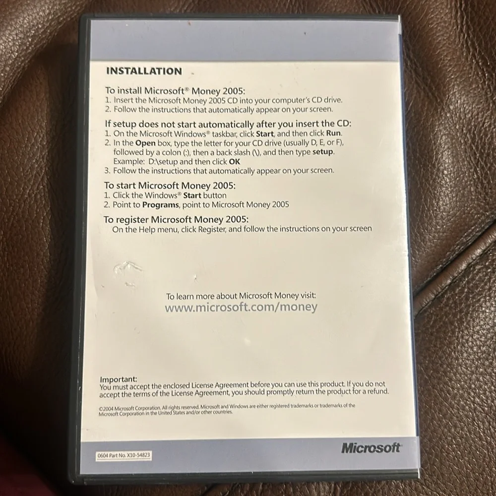 Microsoft Money Deluxe 2005